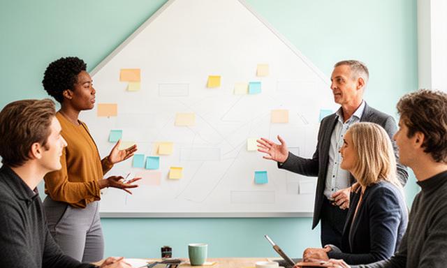 Ondernemers bespreken een strategisch werkbord tijdens een workshop in Lochem